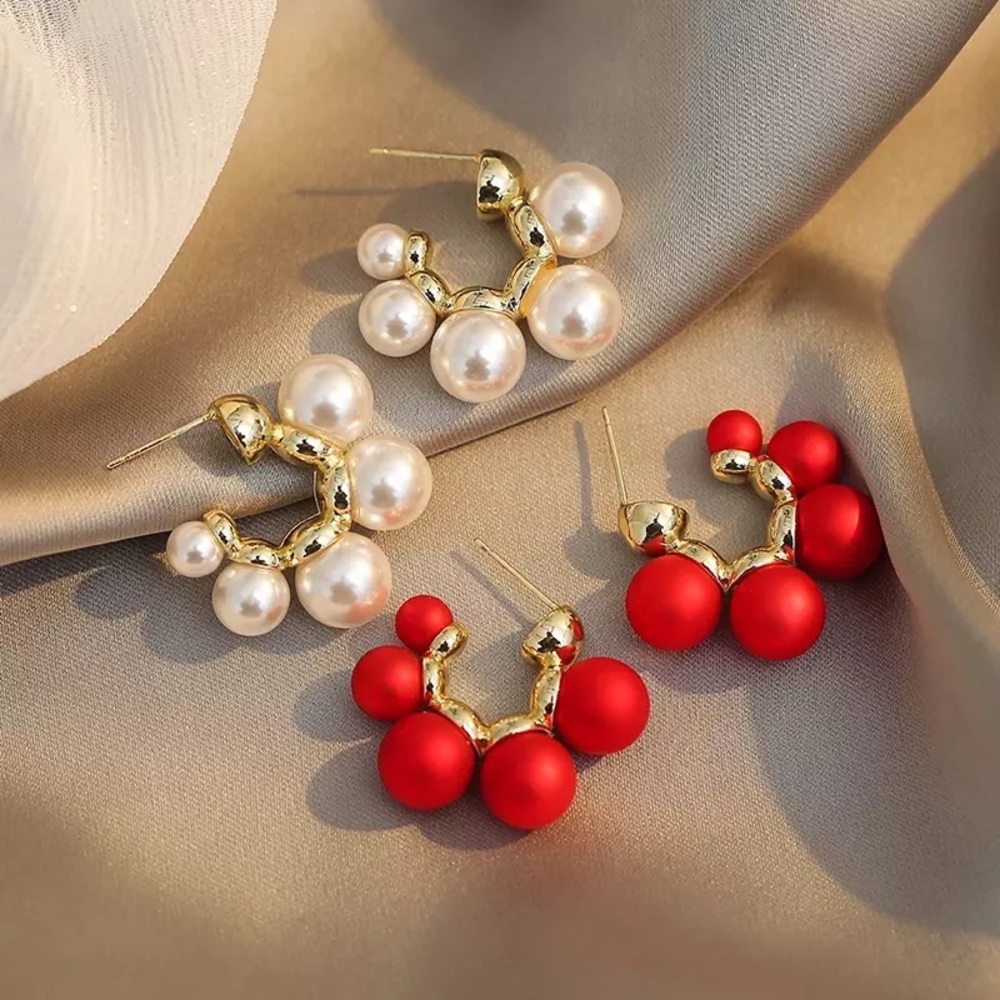 Luxury Pearl Earrings For Woman Fashion Jewelry